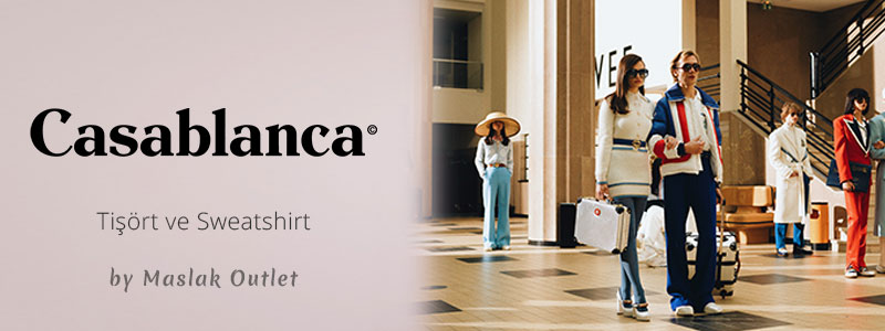 Casablanca Tişört ve Sweatshirt Modelleri Banner