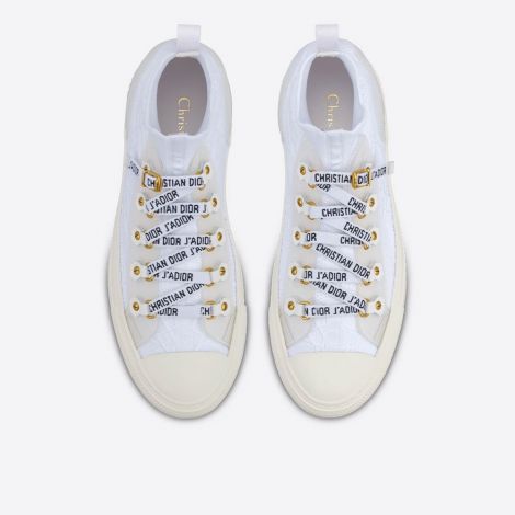 Dior Ayakkabı Walkn Beyaz - Dior Ayakkabi 2021 Walk N Dior Sneaker White Cannage Technical Mesh Beyaz