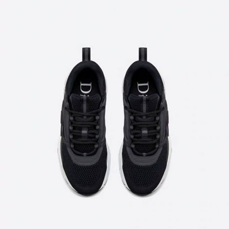 Dior Ayakkabı B22 Siyah - Dior Ayakkabi B22 Sneaker Black Technical Mesh And Calfskin Siyah
