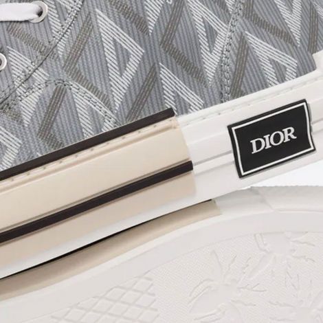 Dior Ayakkabı B23 Low Top Gri - Dior Ayakkabi B23 High Top Sneaker Dior Gray Cd Diamond Canvas Beyaz Gri