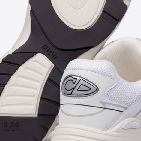 Dior Ayakkabı B30 Sneaker Beyaz - Dior Ayakkabi B30 Sneaker White Mesh And Technical Fabric Beyaz