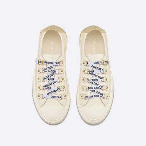 Dior Ayakkabı Walkn Beyaz - Dior Ayakkabi Kadin Walk N Dior Sneaker White Canvas Beyaz Canvas