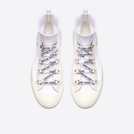 Dior Ayakkabı Technical Beyaz - Dior Ayakkabi Walkn Dior Technical Knit High Top Sneaker Beyaz