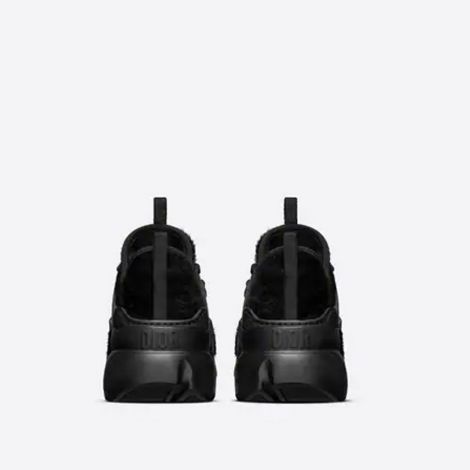 Dior Ayakkabı D Connect Siyah - Dior Kadin Ayakkabi D Connect Sneaker Black Fur Effect Knit Black Siyah