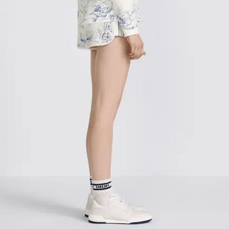 Dior Ayakkabı One Sneaker Beyaz - Dior Kadin Ayakkabi One Sneaker White Dior Oblique Perforated Calfskin White Beyaz