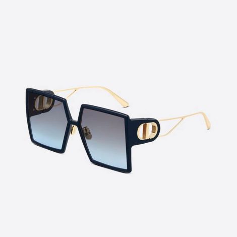 Dior Gözlük 30Montaigne Mavi - Dior Gozluk 2021 30montaigne Su Oversized Blue Square Sunglasses Mavi