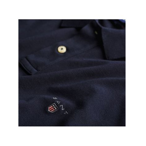 Gant Tişört Solid Marine - Gant Polo T Shirt Pr2