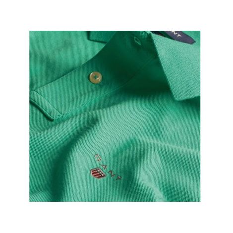 Gant Tişört Solid Green - Gant Polo T Shirt Pr9