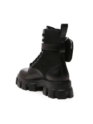 Prada Combat Bot Siyah