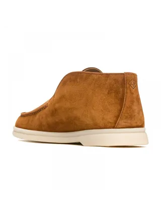 Loro Piana Ayakkabı Open Walk Chukka Kahverengi