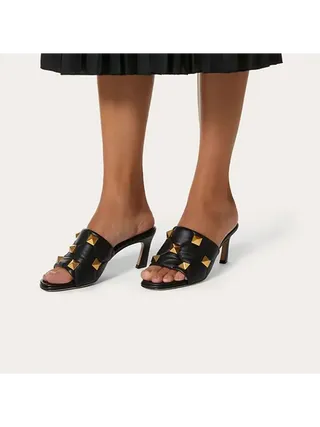 Valentino Terlik Medium Heel Siyah