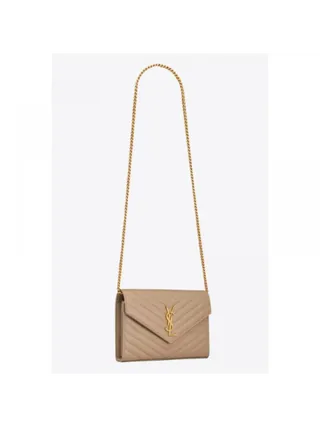 Saint Laurent Cüzdan Cassandre Bej