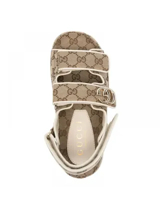Gucci Sandalet GG motifli Bej