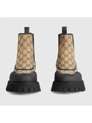 Gucci Bot GG Ankle Bej
