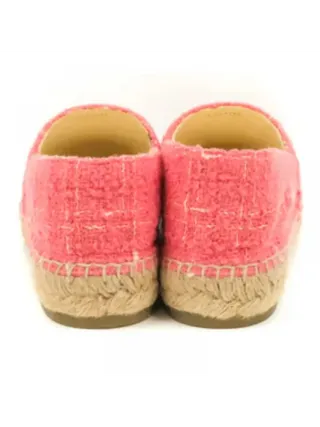 Chanel Ayakkabı CC Logo Espadril  Pembe
