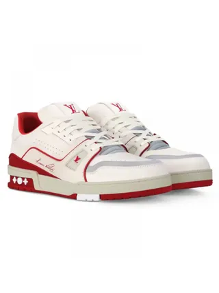 Louis Vuitton Ayakkabı Trainer Sneaker Kırmızı