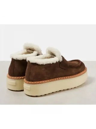 Prada Ayakkabı Evolve Platform Kahverengi
