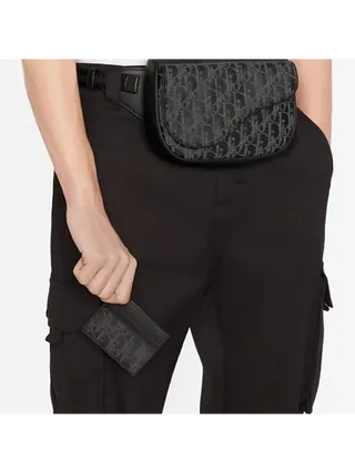 Dior Kartlık Oblique Galaxy Siyah