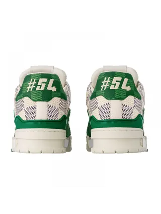 Louis Vuitton Ayakkabı Trainer Damier Yeşil