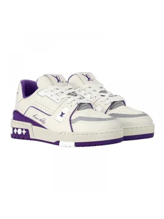 Louis Vuitton Ayakkabı Trainer Sneaker Mor