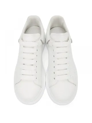 Alexander McQueen Ayakkabı Larry Zip Oversized Sneakers Beyaz