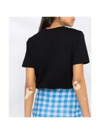 Balmain Tişört Logo Siyah