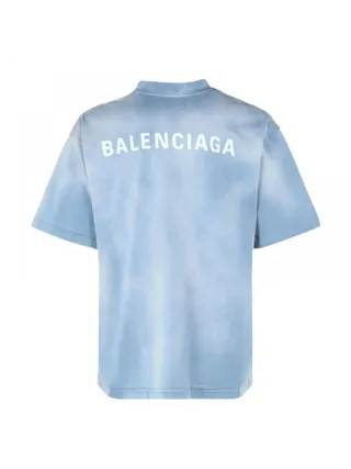 Balenciaga Tişört Mavi