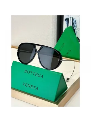 Bottega Veneta Gözlük Drop Aviator Siyah