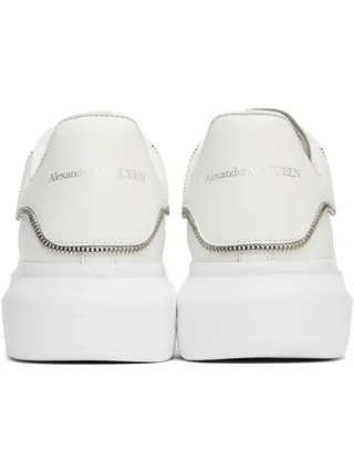 Alexander McQueen Ayakkabı Larry Zip Oversized Sneakers Beyaz