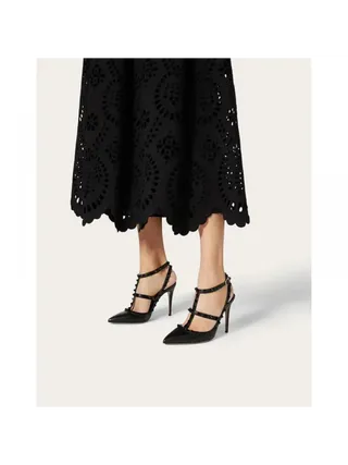 Valentino Ayakkabı Rockstud Ankle Siyah
