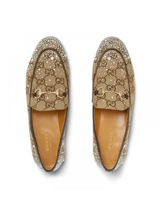 Gucci Ayakkabı Jordaan Loafer Bej
