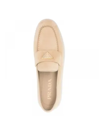 Prada Ayakkabı Süet Bej