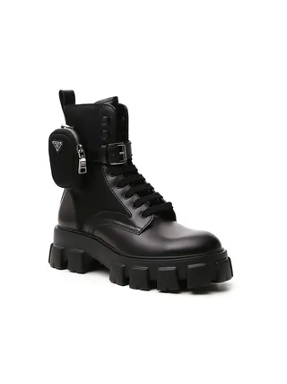 Prada Combat Bot Siyah