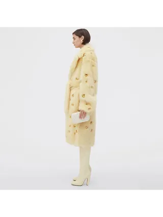 Bottega Veneta Çanta Knot Minaudiere Beyaz