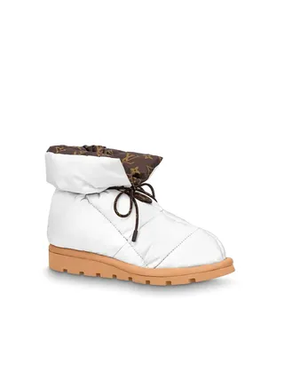 Louis Vuitton Bot Pillow Comfort Ankle Beyaz