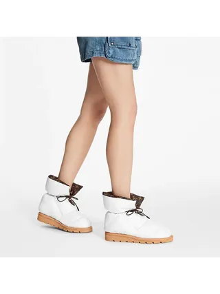Louis Vuitton Bot Pillow Comfort Ankle Beyaz