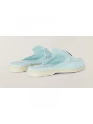 Loro Piana Terlik Loafer Mavi