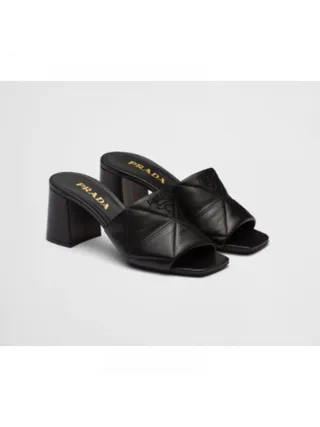 Prada Logo Terlik Siyah