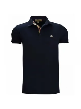 Burberry Tişört Polo Yaka Lacivert
