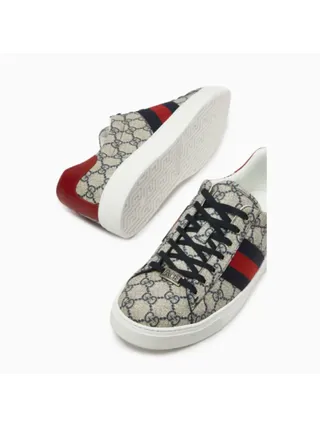 Gucci Ayakkabı Ace GG Supreme Bej
