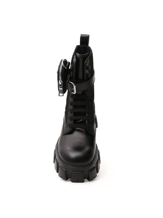 Prada Combat Bot Siyah