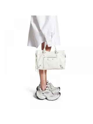 Balenciaga Çanta Le City Medium Beyaz