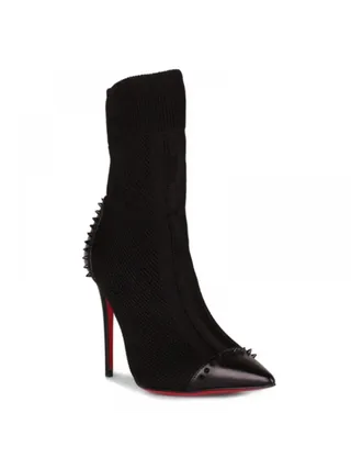 Christian Louboutin Dovi Dova Çorap bot Siyah