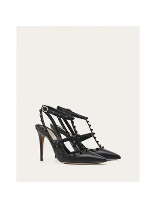 Valentino Ayakkabı Rockstud Ankle Siyah