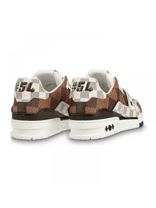 Louis Vuitton Ayakkabı Trainer Damier Kahverengi