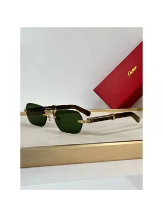 Cartier Gözlük Premiere De Cartier Yeşil