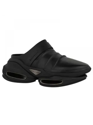 Balmain Terlik B-Bold Sandals Siyah