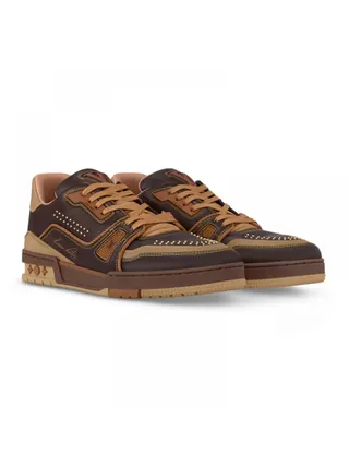 Louis Vuitton Ayakkabı Trainer Sneakers Kahverengi