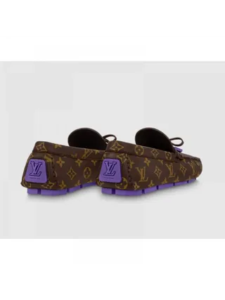 Louis Vuitton Ayakkabı Mocassin LV Driver Kahverengi
