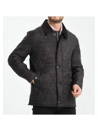 Burberry Kapitone Mont Siyah